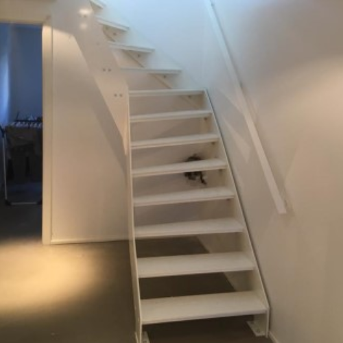 RG Stålbyg har bygget en ståltrappe i Århus.